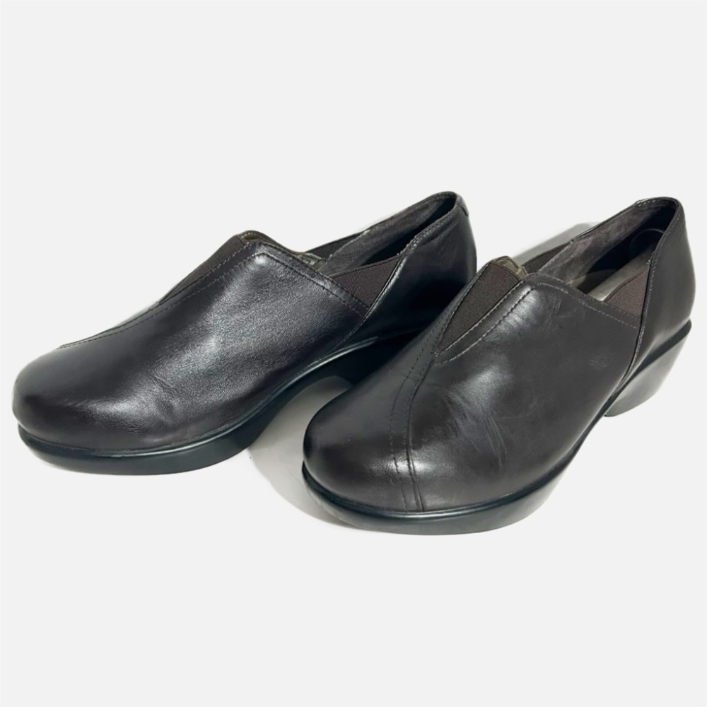 Dansko Arden Classic Closed Back Professional Leather Slip On Clogs Comfort 🤎